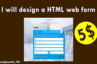 create or fix your HTML web form
