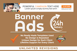 design banner ads within 24 hours