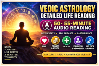 do extensive astrology reading by using vedic astrology