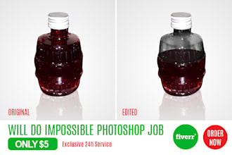 do impossible photoshop job in 24hour