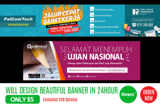 design promotional banner ads or signage in less than 24hour