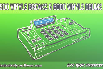 send you 500 vinyls breaks and 6000 vinyls drums
