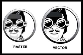 redraw or convert your logo to vector