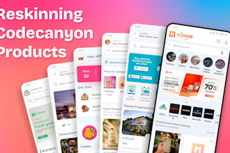do reskinning for codecanyon products
