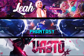 design professional esports youtube banner