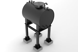 do sheet metal design with technical drawing for your production