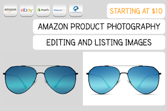 do amazon product photography editing and background remove