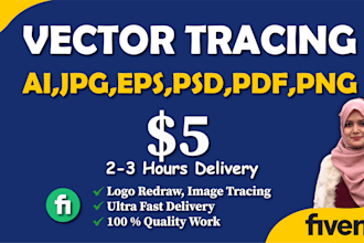convert image to vector, png to vector tracing, redraw logo to ai,eps,svg,png
