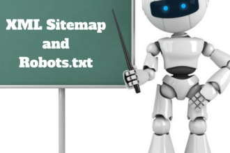 create XML sitemap, google webmaster tools, robots txt SEO