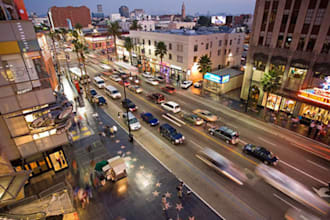 distribute 30 full COLOR flyers in Hollywood Ca