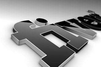 create 3d youtube intro logo animation video