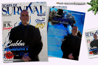 do awesome eye sparkling magazine covers and layout