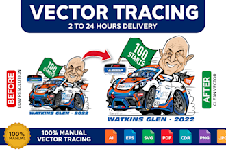 vector trace logo and convert ai generated images to vector