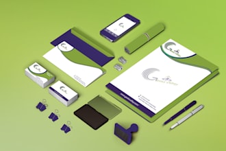 design business card, letterhead and  stationary branding