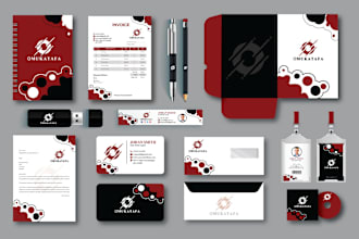 design business card, letterhead, and full stationery