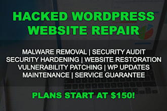 remove malware, virus, and clean your hacked wordpress site