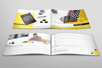 design clickable links enabled media kit, epk, electronic press kit