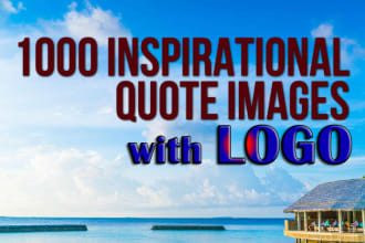 design 1000 inspirational quotes motivational quotes with logo