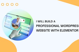 build a professional wordpress website with elementor