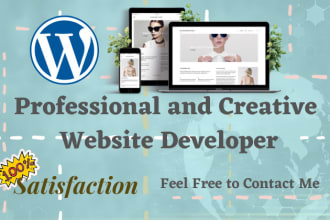 build or redesign your website and provide support
