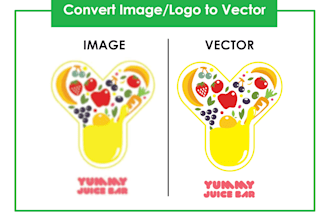 draw and vector your logo or image