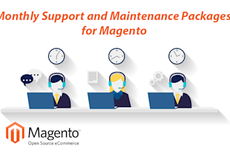 provide magento support monthly