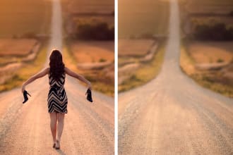 add and remove people,text or object in photo with photoshop