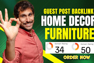 publish article with premium home decor furniture blog guest post backlink