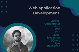 develop web app with php and laravel