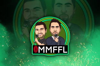 design a logo for my podcast, youtube using a cartoon representation