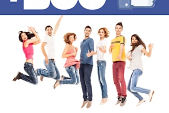 give you 500+ high quality USA likes /Fans to your fanpage website webpage blog inless 48 hours