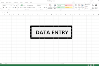 data entry or data conversion services including extraction