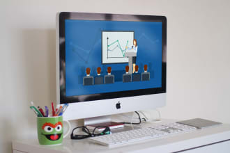 design an premium laptop screen website mock up in 24 hours