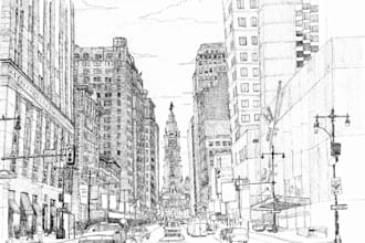 draw beautiful architectural illustrations