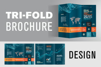 create trifold brochure design