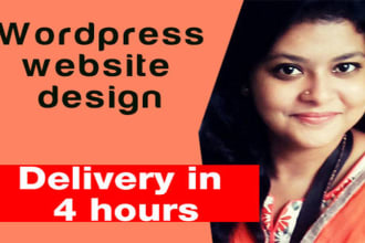 create modern wordpress website design in 4 hours