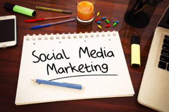 do facebook marketing and post design as page manager