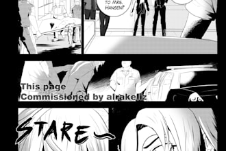make manga page for you
