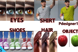 do color correction and change color of anything