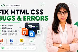fix html css bootstrap and responsive bug fixing