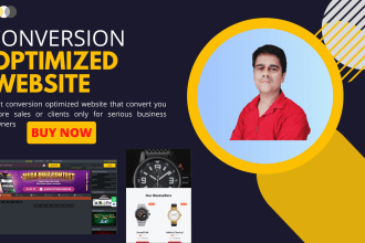 design, develop conversion optimized website on wordpress