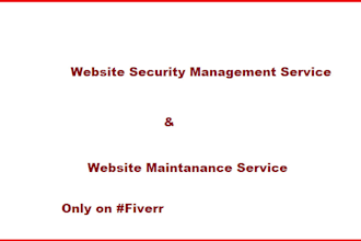 website security and website maintenance services