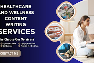 write SEO optimized health and fitness articles and blog posts