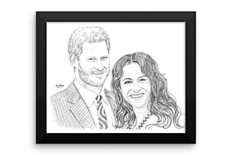 create dot art pointillism based on your wedding photo