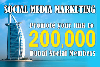 promote your product to my 100k dubai members