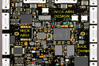 do schematic,pcb layout and gerber on altium and allegro