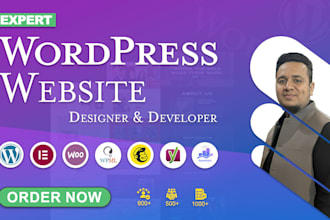 design and develop a fully responsive wordpress website