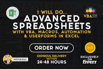 do advanced spreadsheets and complex projects in excel