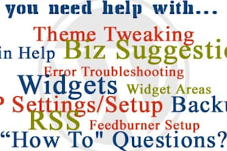 help you with your wordpress issue