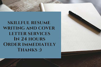 offer resume, cover letter and linkedin profile services